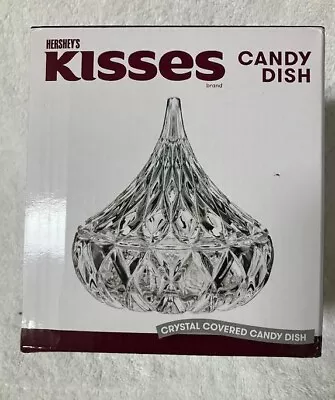 Hershey’s Kisses Crystal Covered Candy Dish - Godinger Shannon Glass -NEW IN BOX • $21.99