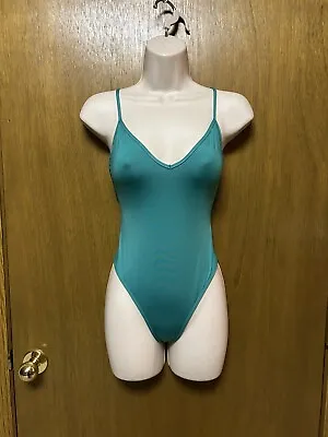 J CREW PLAYA Sz XS  1-piece Swimsuit  Montauk Strappy Bathing Suit GREEN NEW J23 • $23.99