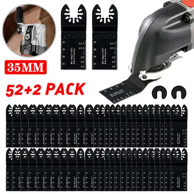 54Pcs Multi Tool Blade Set For Dewalt Bosch Makita Oscillating Saw Cutting Metal • £15.39