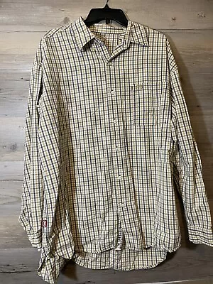 Mens Ecko Untld Woven Yellow Long Sleeve Button Down Dress Shirt Size 2XL XXL • $16.95