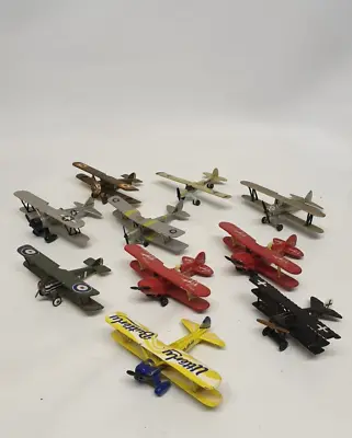 Die Cast Biplane Collection Including Matchbox • £19