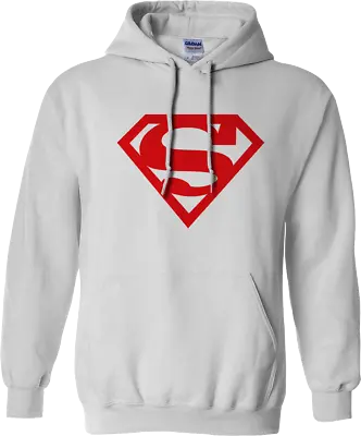 Superman Hoodie Super Hero Comics Book Movie Fictional Character Birthday Gifts • £16.99