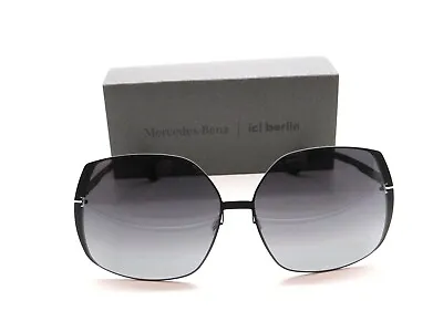 £180.26 • Buy IC BERLIN X Mercedes Benz MB 06 Matte Black/Grey Gradient Sunglasses