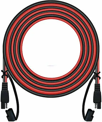 SAE To SAE Extension Cable 16AWG 12-24V 2 Pin Quick Disconnect Wire Harness Cord • $6.99