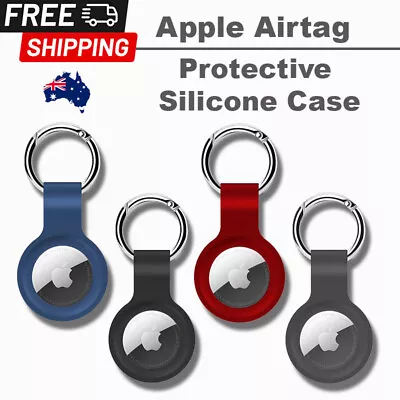 £4.52 • Buy AirTag Case/ Air Tag Cover Key Ring For Apple Car Key Silicone Protective