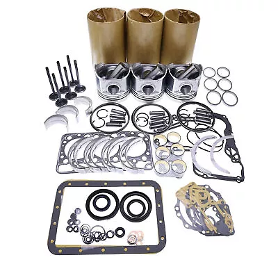 L3E Overhaul Rebuild Kit For Mitsubishi Engine HANIX H22B Excavator • $505