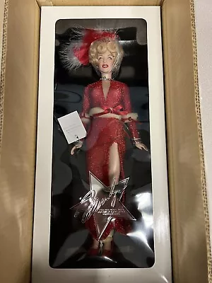 Franklin Mint Marilyn Monroe Gentlemen Prefer Blondes Portrait Doll New In Box • $256.37