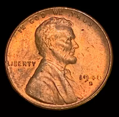 1946-S Lincoln Wheat Penny Some Toning Weak 4 & 6 ***AU*** • $3.99