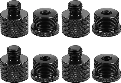 8 Pieces Mic Stand Adapter Mic Thread Adapter Set 5/8 Female To 3/8 Male And 3/8 • $12.14