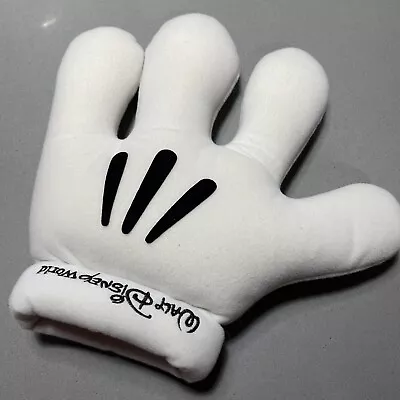 Walt Disney World Mickey Mouse White Glove Plush Costume Hand Souvenir 10” • $5.55