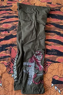 Maharishi Green Embroidered Tiger Trackpant Snopants Size L • £149.99