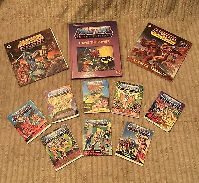 Vintage Lot Of 11 - 1980s Master Of The Universe HeMan MOTU Books Comics RARE!!! • $25