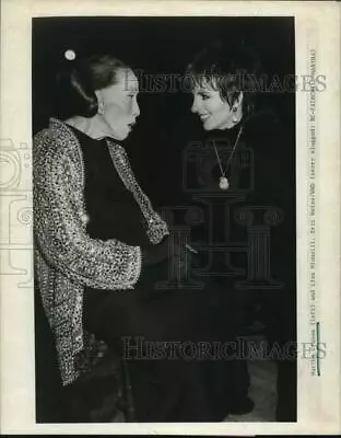 1989 Press Photo Choreographer Martha Graham And Liza Minnelli - Hcp48513 • $17.99