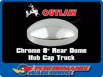 8 Inch ID Chrome Dome Rear Hub Cap For Semi Truck Applications • $20.50