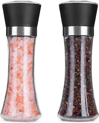 Hotder Salt And Pepper GrinderCondiment SetHimalayan Pink &... • £14.31