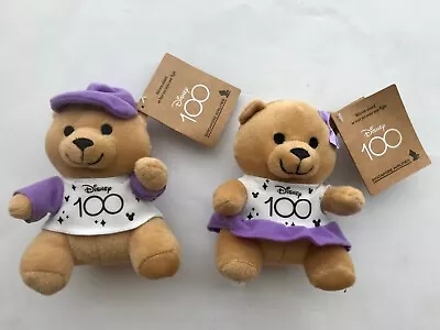 Singapore Airlines Disney 100 Matching Boy And Girl Teddy Bears - New And Unused • $50