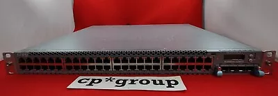 Juniper 48-Port PoE GbE Network Switch W/ 4-Port 10GB SFP+ Module EX4300-48P • $199.99