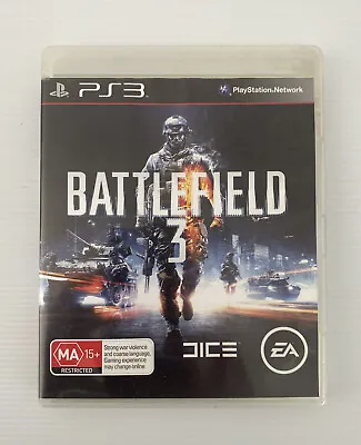 Battlefield 3 Sony PlayStation 3 PS3 Complete Game With Manual VGC EA Free Post • $6.50