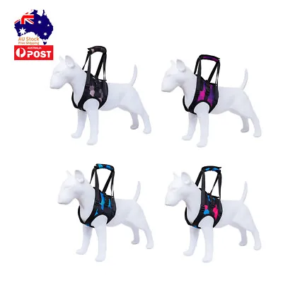 Dog Lift Support Harness Car Ramp Assist Pet Disabled Injury Aid Front Rear Leg • $22.79