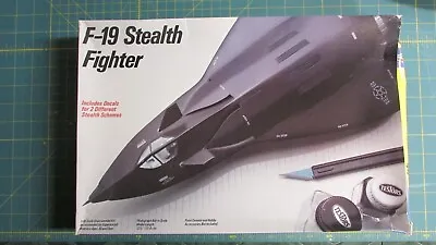 Testors/Italeri Plastic Model Kit Of The F-19 Stealth Fighter. • $24.99