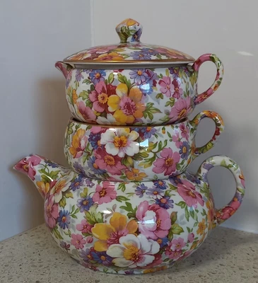 £210.70 • Buy James Kent Du BARRY Stacking Teapot Chintz