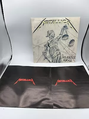 Metallica - And Justice For All  VG 2 X Vinyl LP Album - 1988 Elektra • $120