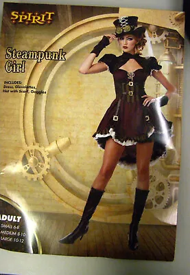 Steampunk Girl Costume  Adult Size Large (10-12) Customized • $65