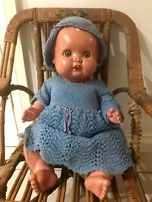 VINTAGE ANTIQUE 1930's-40's CELLUOID DOLL 47cm • $40