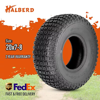 20x7-8 ATV Tires 4Ply 20x7x8 Heavy Duty All Terrain Tubeless Sport Quad Tyre TL • $39.99