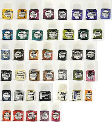 £6.45 • Buy Pebeo Porcelaine Paints - 45ml Pots - Lots To Choose From. Buy 3 Get 1 Free