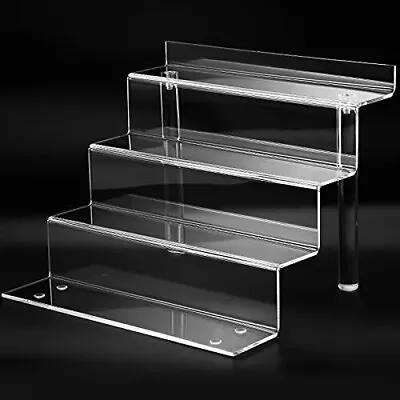 Clear Acrylic Display Riser Shelf For Perfume Organizer Action Figure Holder • $20