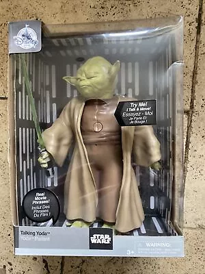 Star Wars TALKING YODA Disney Store EXCLUSIVE Boxed RARE • £39.99