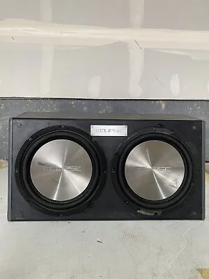 TWO Eclipse 12” Inch Car Subwoofers 400-1000w Enclosed Box With 500w Alpine Amp • $499.95