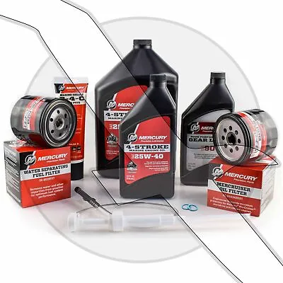 Mercruiser Engine Oil Change And Sterndrive Gear Lube Maintenance Kit • $129.99