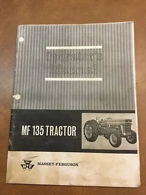 Massey Ferguson MF135 MF  135 Tractor Operator's Manual • $12