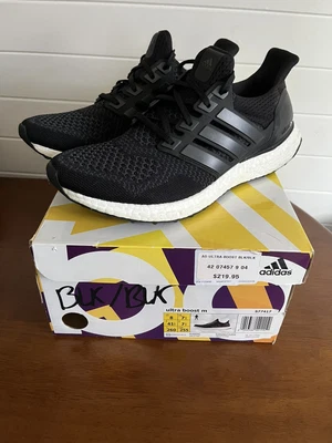 $120 • Buy Adidas Ultra Boost 1.0 Black US8 (Womans 9) S77517