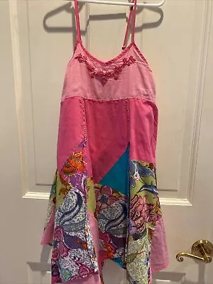 Mimi & Maggie Girl’s Size 6X Pink Sleeveless Paisley Dress • $24.99