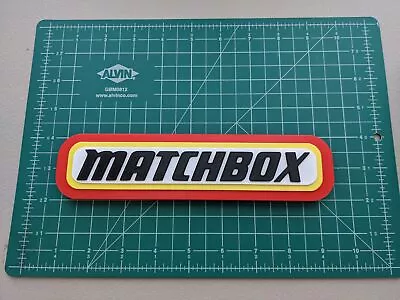 Matchbox 3D Printed Logo Sign Fan Art Display 4-color Shelf Desk Wall • $12