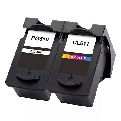 2x Generic Ink PG-510 CL-511 For Canon PIXMA MP282 MP480 MP490 MP492 MP495 MX320 • $47.90