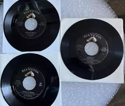 Elvis Presley Three Single 45's 2-VG&1-VG+ • $8.99