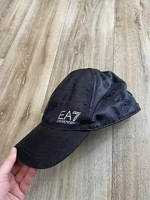 Ea7 Emporio Armani Mesh Black Baseball Hat Cap One Size  • £14.99