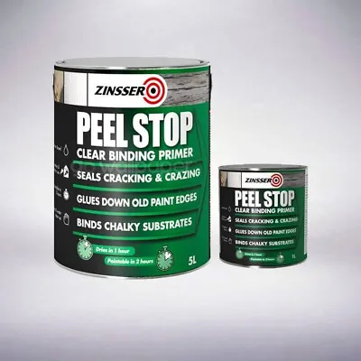 £13.91 • Buy Zinsser Peel Stop Paint - Clear, Flexible Bridging Primer Sealer