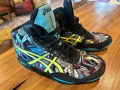 Asics Beast JB Elite Wrestling Shoes J501Q Cosmic Graffiti Men's Size 10/42.5 • $50