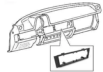 1973-1979 Vw Super Beetle Dash Radio Frame • $40