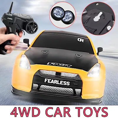 1:24 RC Race 4WD 2.4Ghz High Speed Remote Control Drift Racing Sport Car Kid Toy • $38.99
