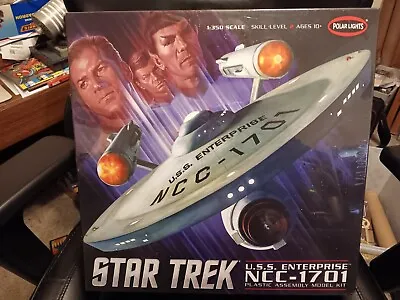 Polar Lights Star Trek USS Enterprise NCC-1701 Plastic Model 1/350 SEALED 880 • $249.99