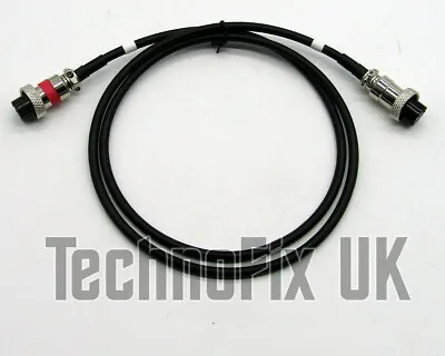 Straight Cable For Adonis Microphones 8 Pin Round To 8 Pin Round For Later Yaesu • £22.99