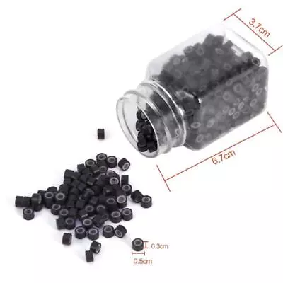 Silicone Micro Link Beads Hair Feather Extension Kit - 1000pcs • $7.26
