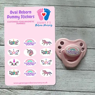 Unicorn Squad Oval Reborn Magnetic Dummy Stickers • £2.74