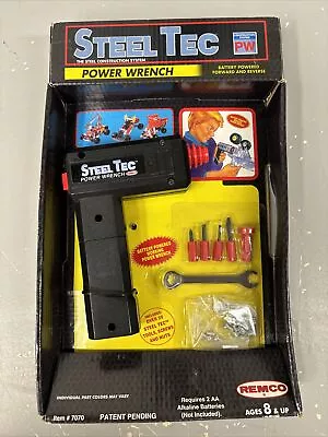 Vintage 1992 Remco Steel Tec Power Wrench #7070 Construction System Toy Set New • $12.99